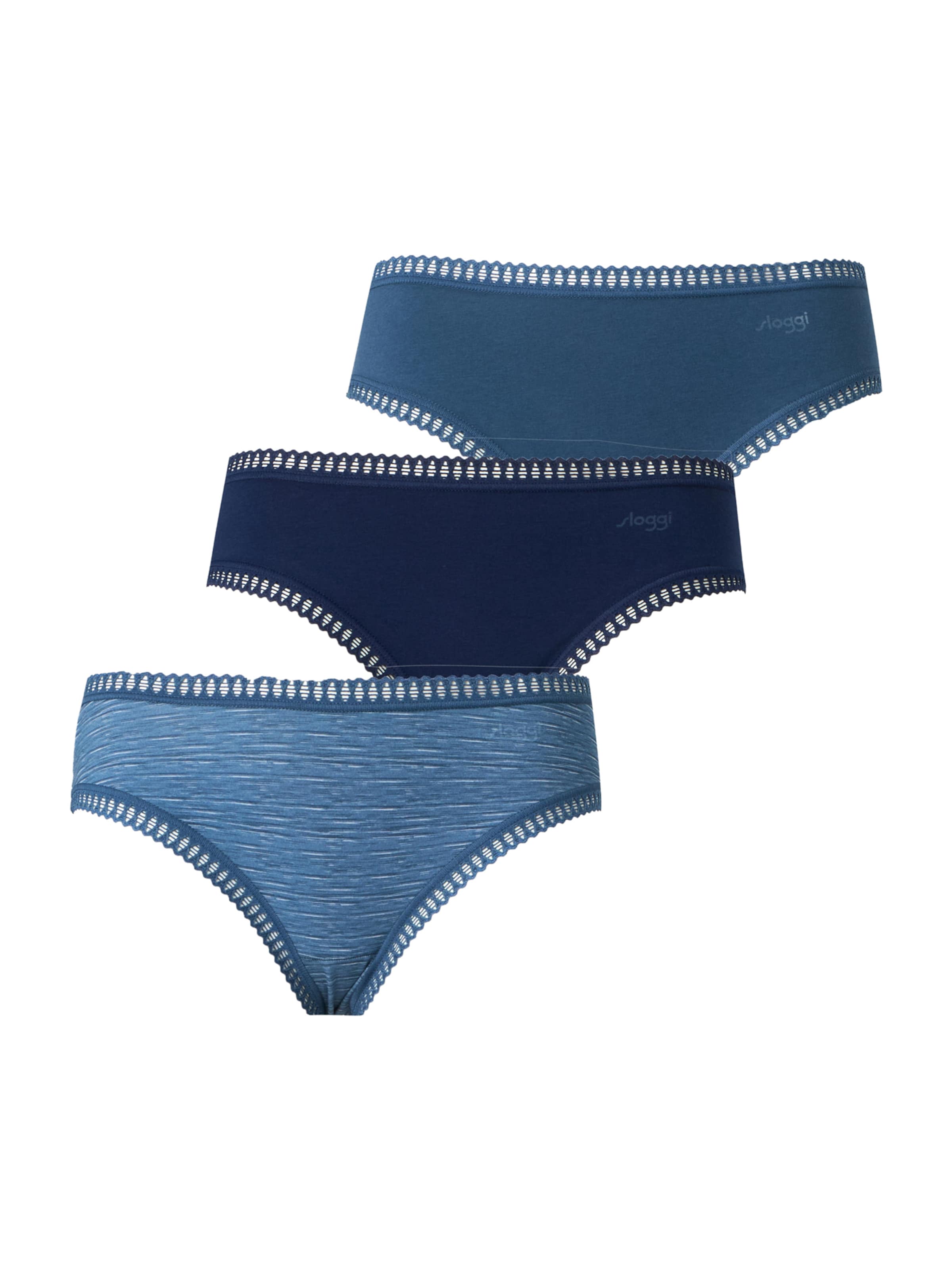 SLOGGI Panty 'GO Crush' in Blue: front