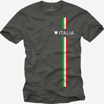 MAKAYA Shirt in Grau: Vorderseite