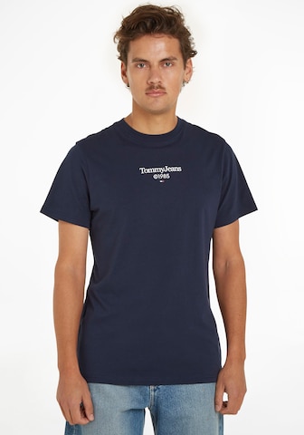 Tommy Jeans Plus Shirt in Blue: front