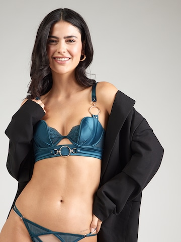 Hunkemöller Бюстгальтер под футболку Бюстгальтер 'Marjolein' в Синий: спереди