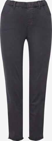 Coupe slim Pantalon LAURASØN en gris : devant