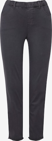 Coupe slim Pantalon LAURASØN en gris : devant