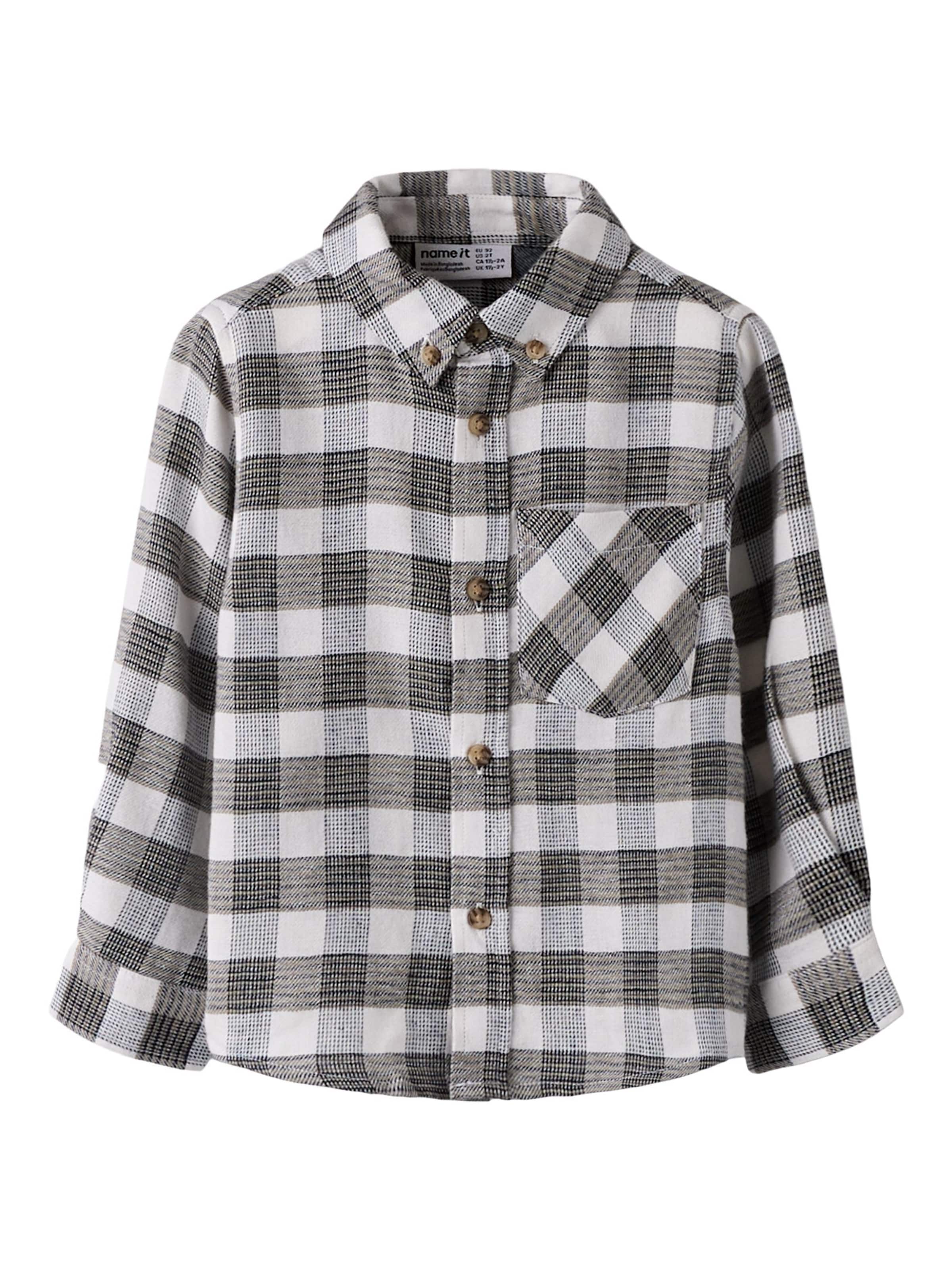 NAME IT - Ajuste regular Camisa en blanco: frente