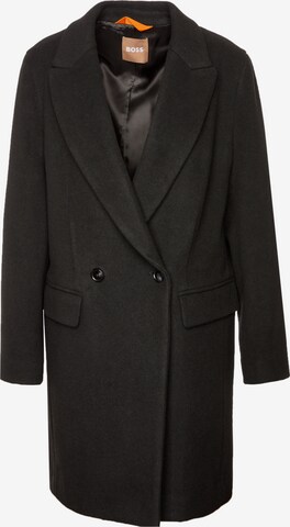 Manteau mi-saison 'Catop' BOSS en noir : devant