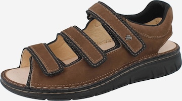 Finn Comfort Sandals in Brown: front