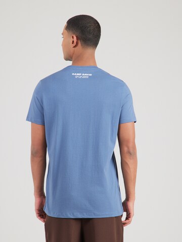 CAMP DAVID - Camiseta en azul