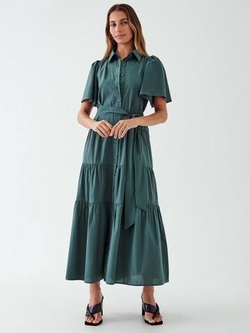 Rochie tip bluză de la Willa pe verde