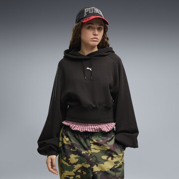 PUMA Sweatshirt 'Essentials' in Schwarz: Vorderseite