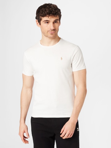 Polo Ralph Lauren Regular fit Тениска в бяло: отпред