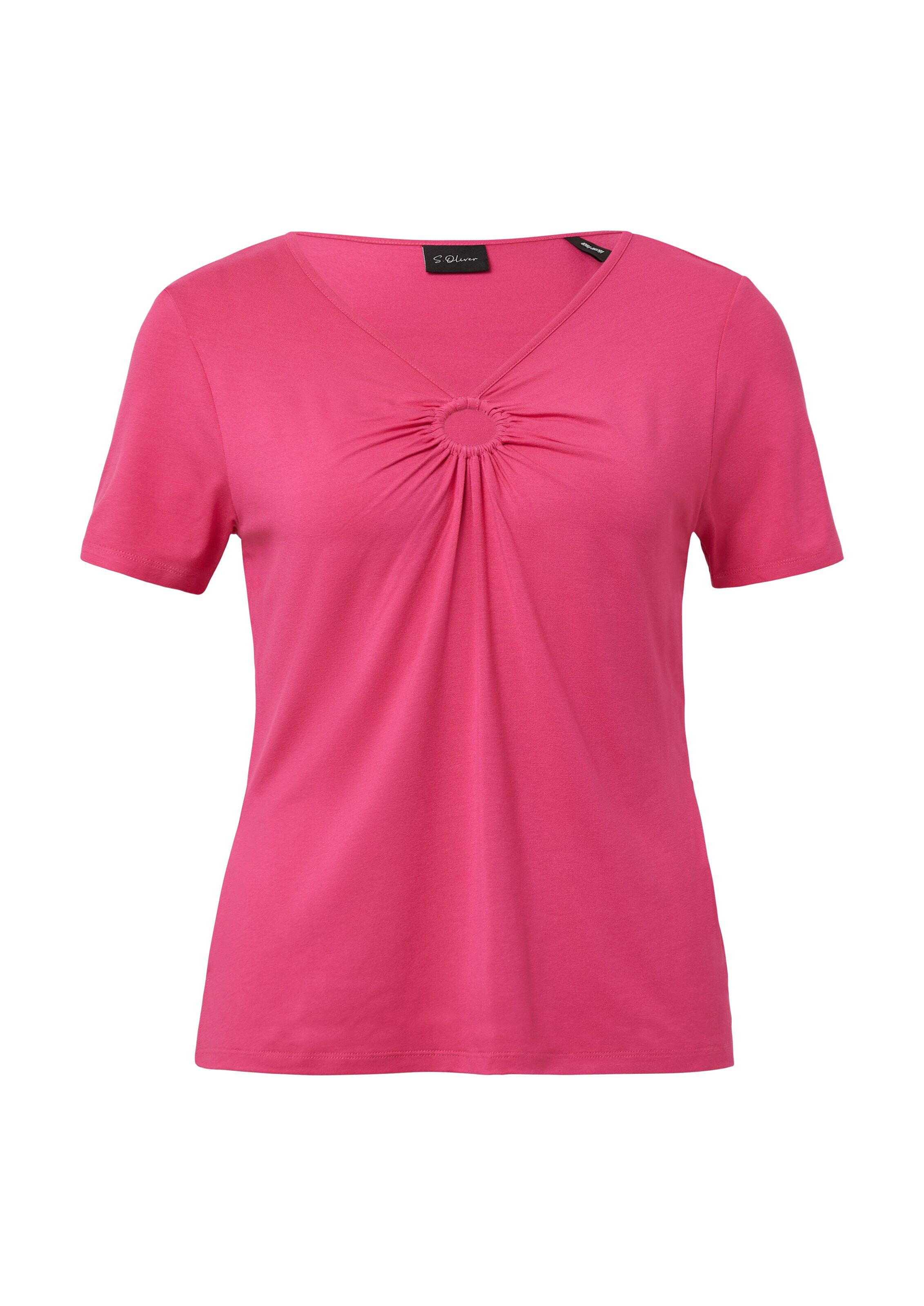 s.Oliver BLACK LABEL Shirt in Roze: voorkant