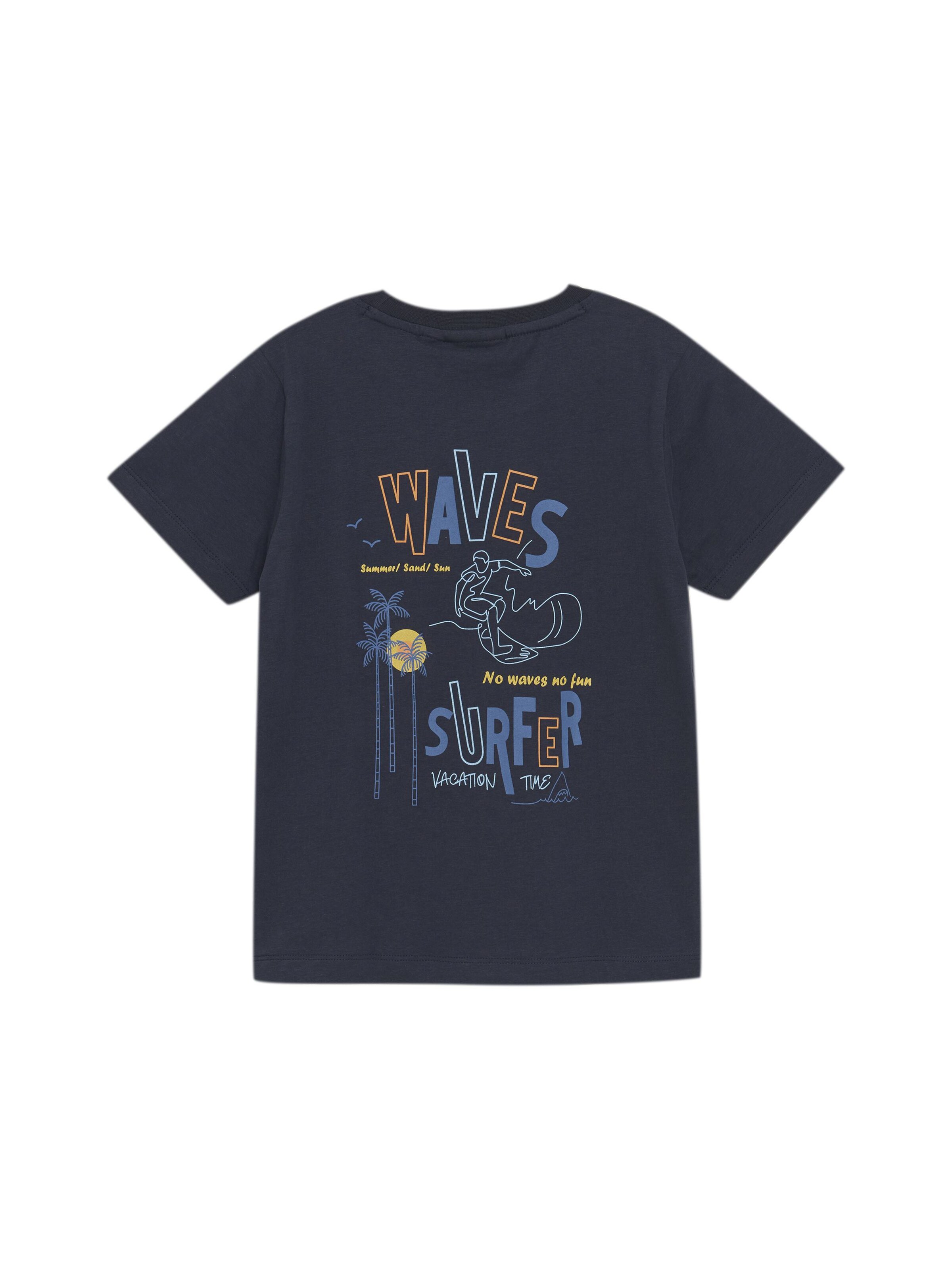 Maglietta ' COT-shirt mit Backprint' di COLOR KIDS in blu