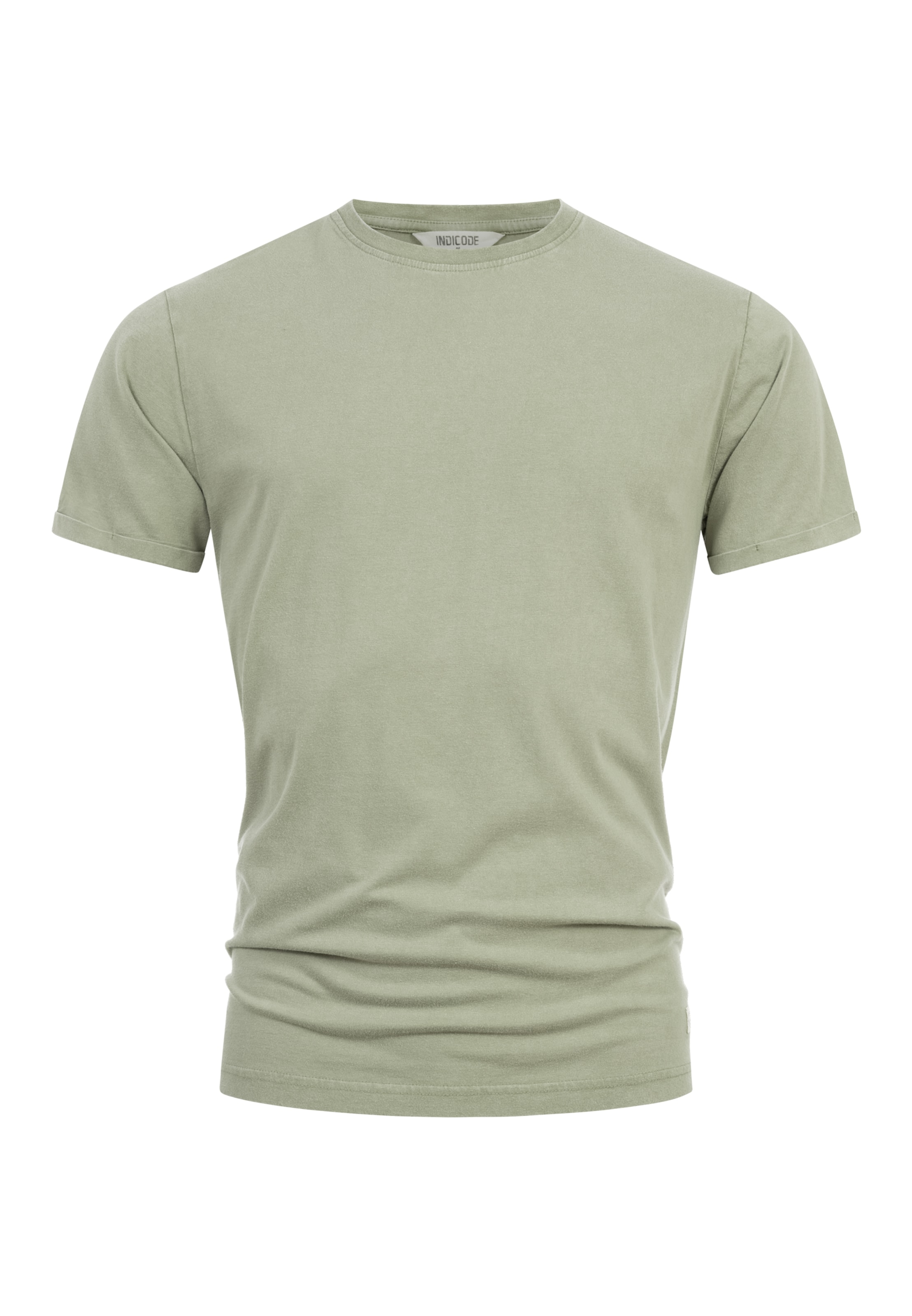 INDICODE JEANS Shirt ' INHerbst ' in Beige: voorkant