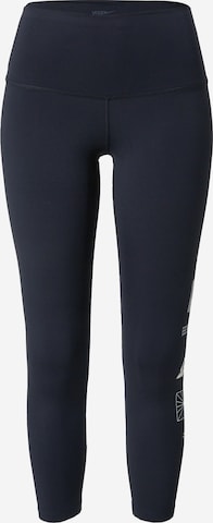 NIKE Skinny Sportbroek in Zwart: voorkant