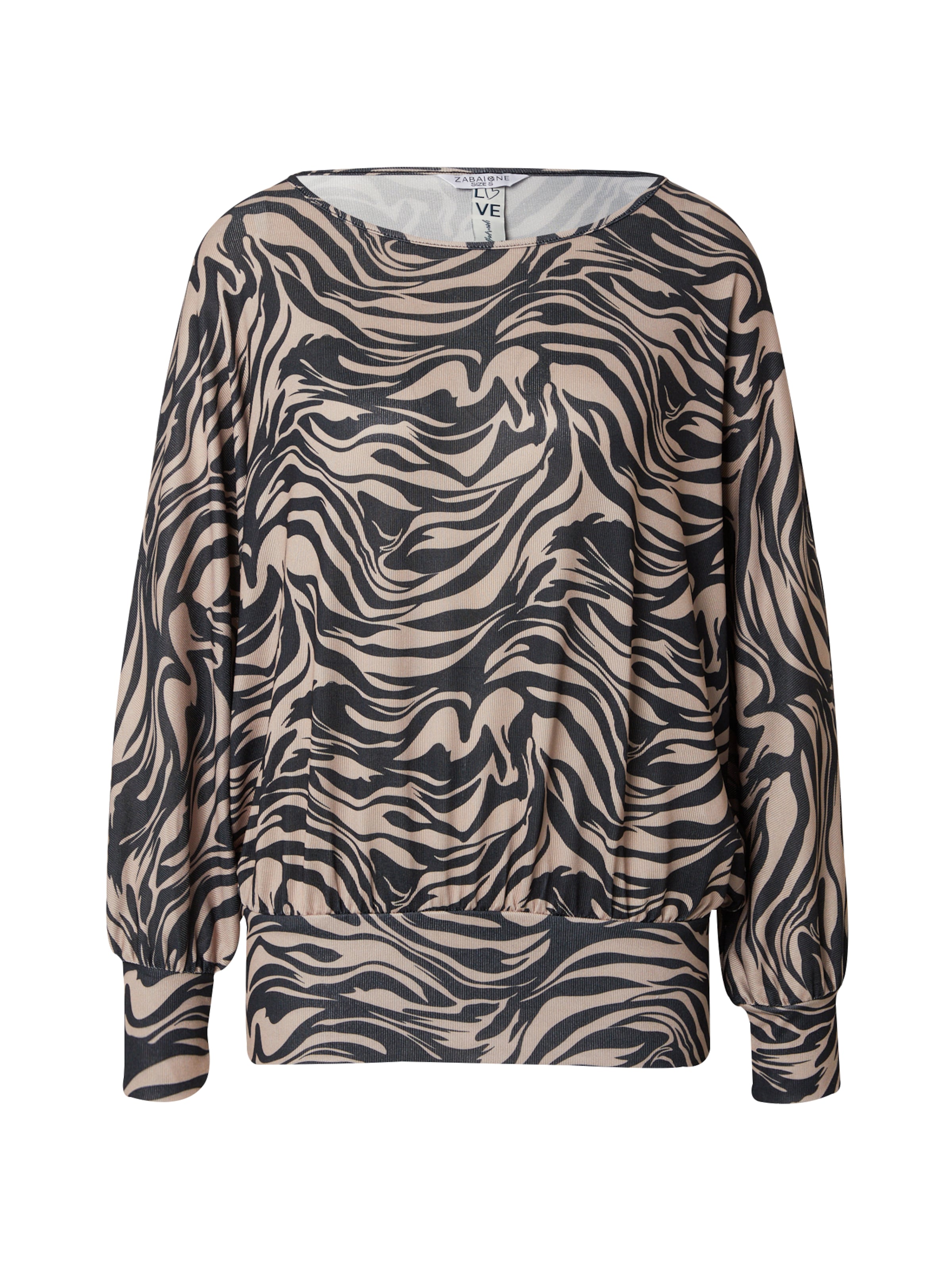 ZABAIONE Shirt 'Mi44a' in Black: front