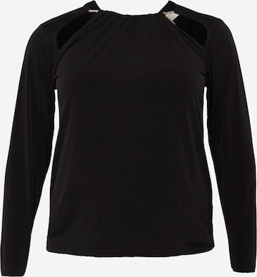 Michael Kors Plus Majica | črna barva: sprednja stran