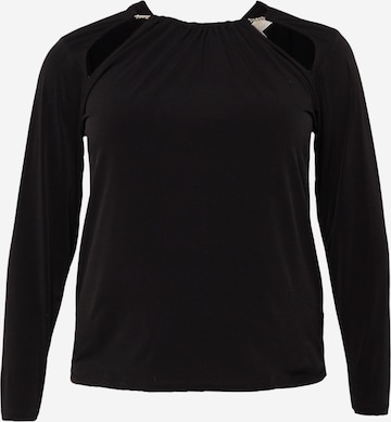 T-shirt Michael Kors Plus en noir : devant