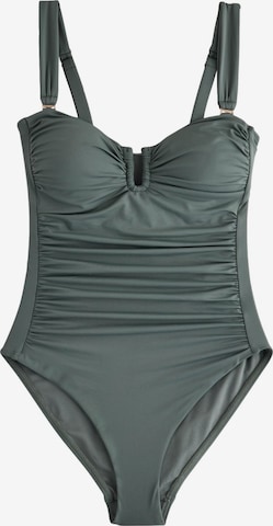 Next Bralette Swimsuit in Green: front
