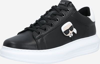 Karl Lagerfeld Zapatillas deportivas bajas 'Kapri' en negro / blanco, Vista del producto
