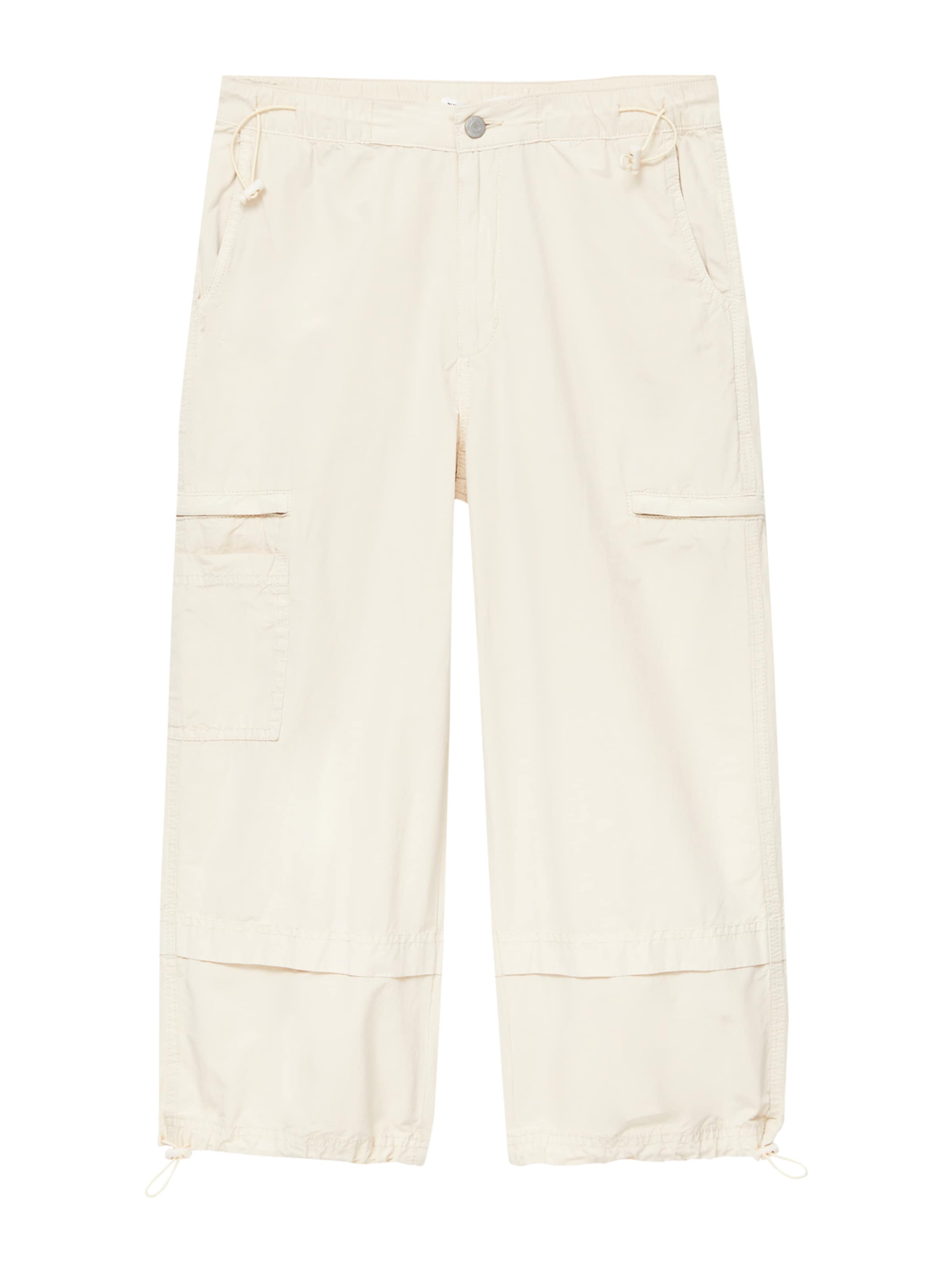 Pull&Bear Loose fit Cargo trousers in Yellow: front