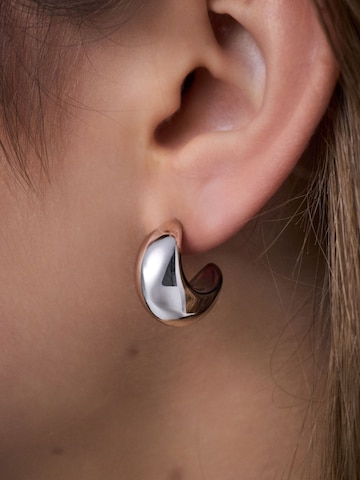 PIECES Oorbellen 'PCDEVIA' in Zilver: voorkant