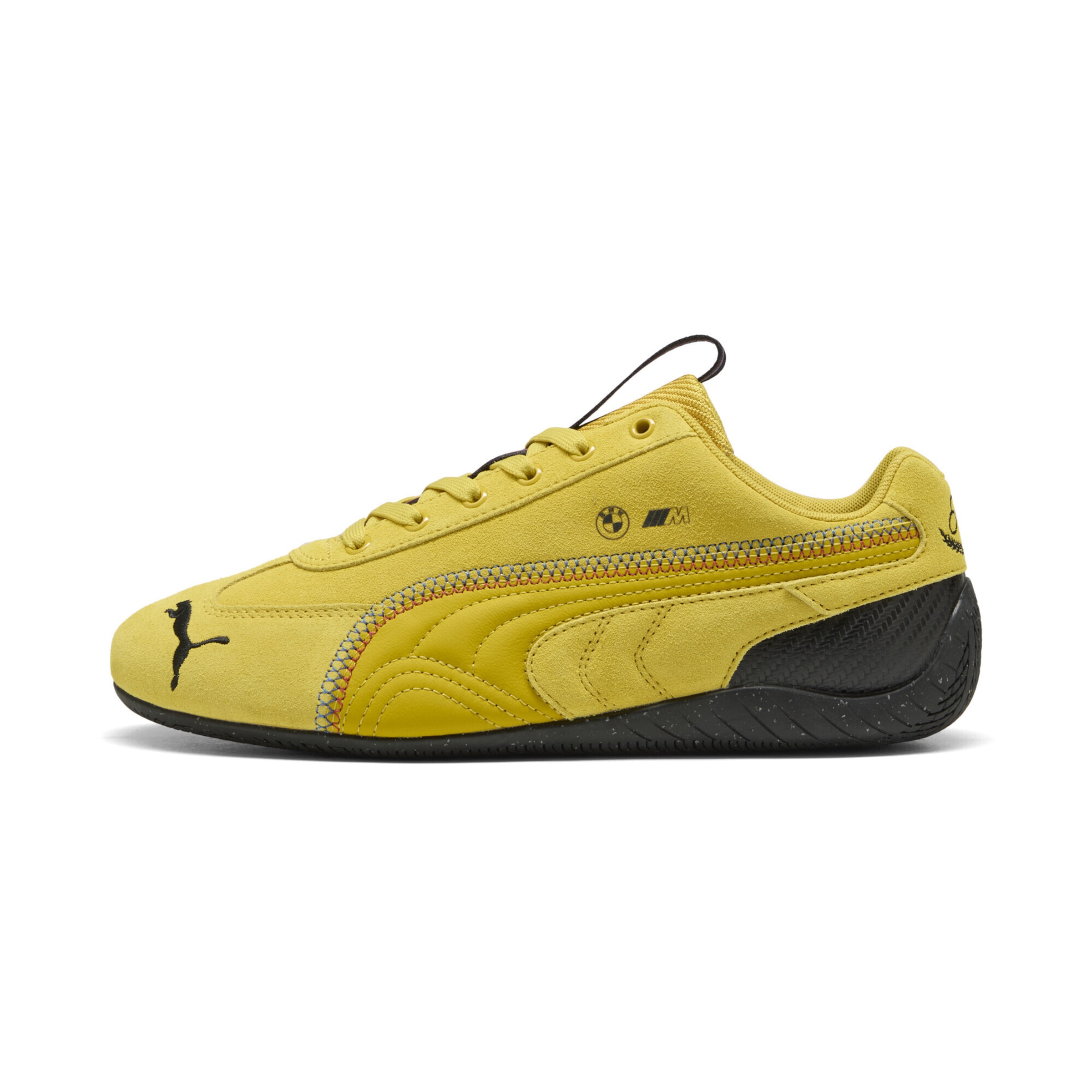 PUMA Sportschoen 'BMW M Motorsport M3 40Yrs Speedcat' in de kleur Mosterd / Citroen / Zwart, Productweergave