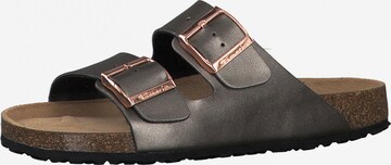 TAMARIS Mules in Grey: front