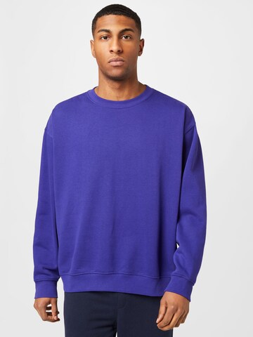 Sweat-shirt WEEKDAY en bleu : devant