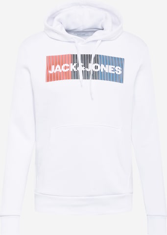 JACK & JONES Sweatshirt i vit: framsida