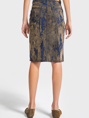 Jupe 'Midi Denim Skirt' IT'S BASIC en bleu