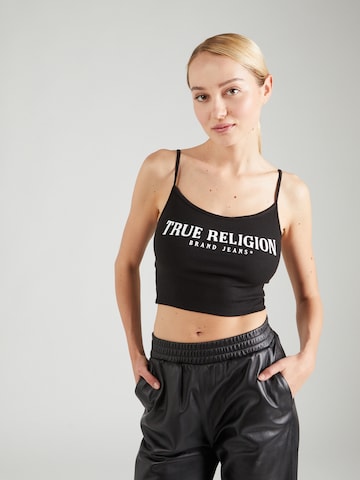Haut True Religion en noir : devant