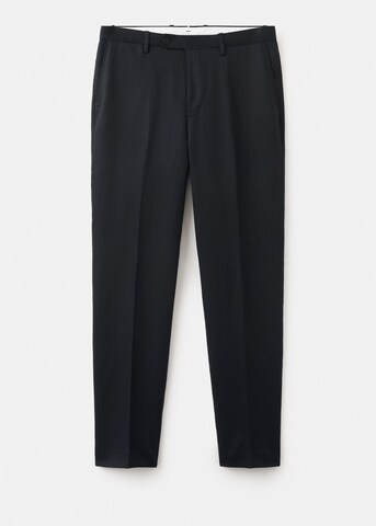 MANGO MAN Slim fit Pleated Pants 'Amalfi' in Blue