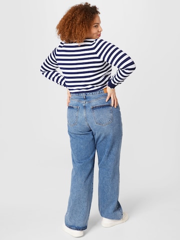 Vero Moda Curve Wide leg Jeans 'Rebecca' in Blue