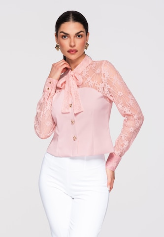 Ombre Blouse in Roze
