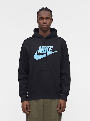 Nike Sportswear Sweatshirt 'CLUB' in Schwarz: Vorderseite