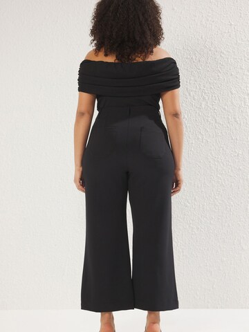 Trendyol Curve Широкий Штаны в Черный