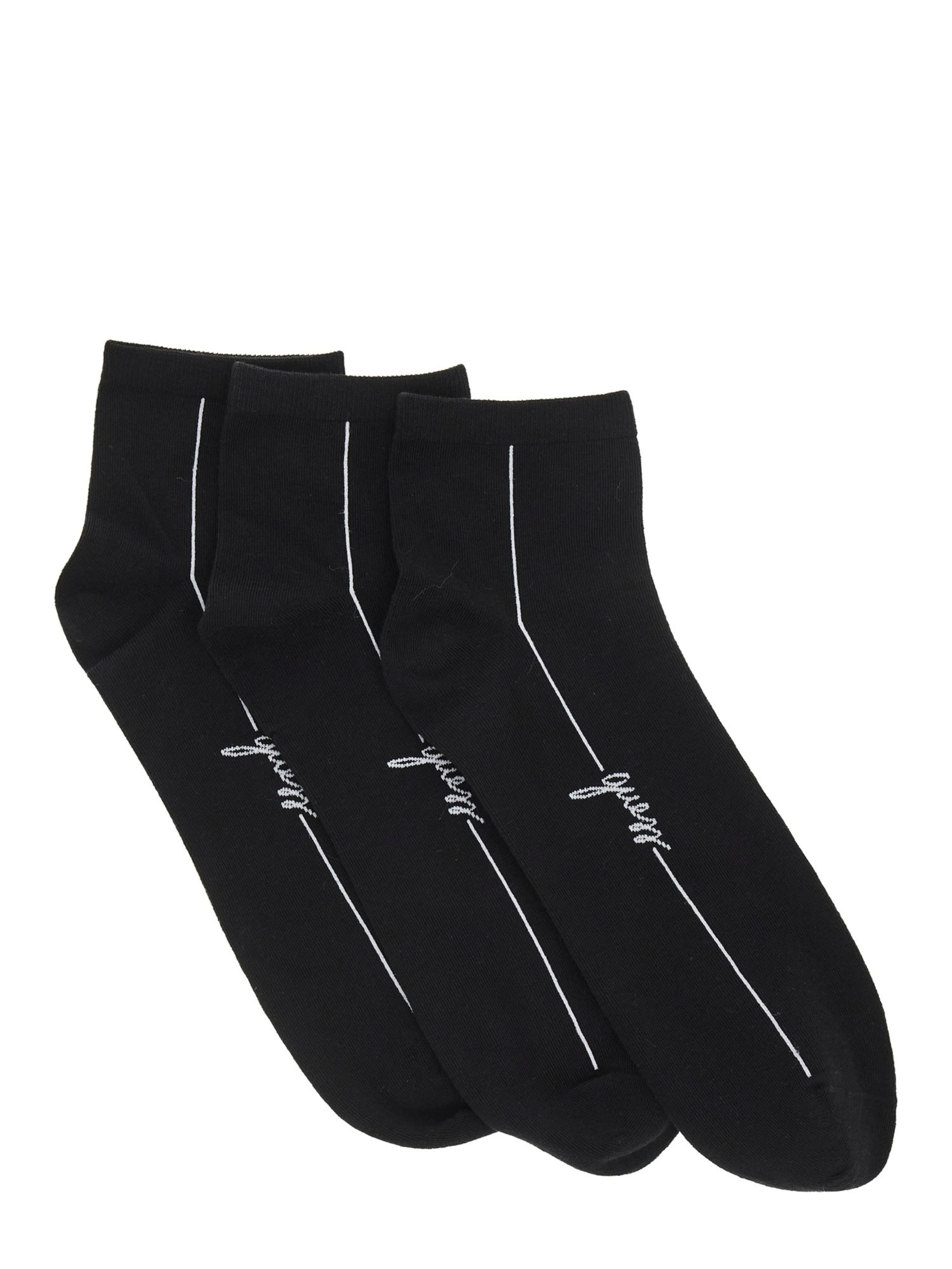 GUESS - Calcetines en negro: frente
