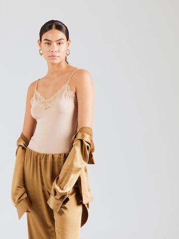 Top 'Leena' di OBJECT in beige