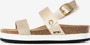 Bayton Sandaler 'Almeria' i guld: forside