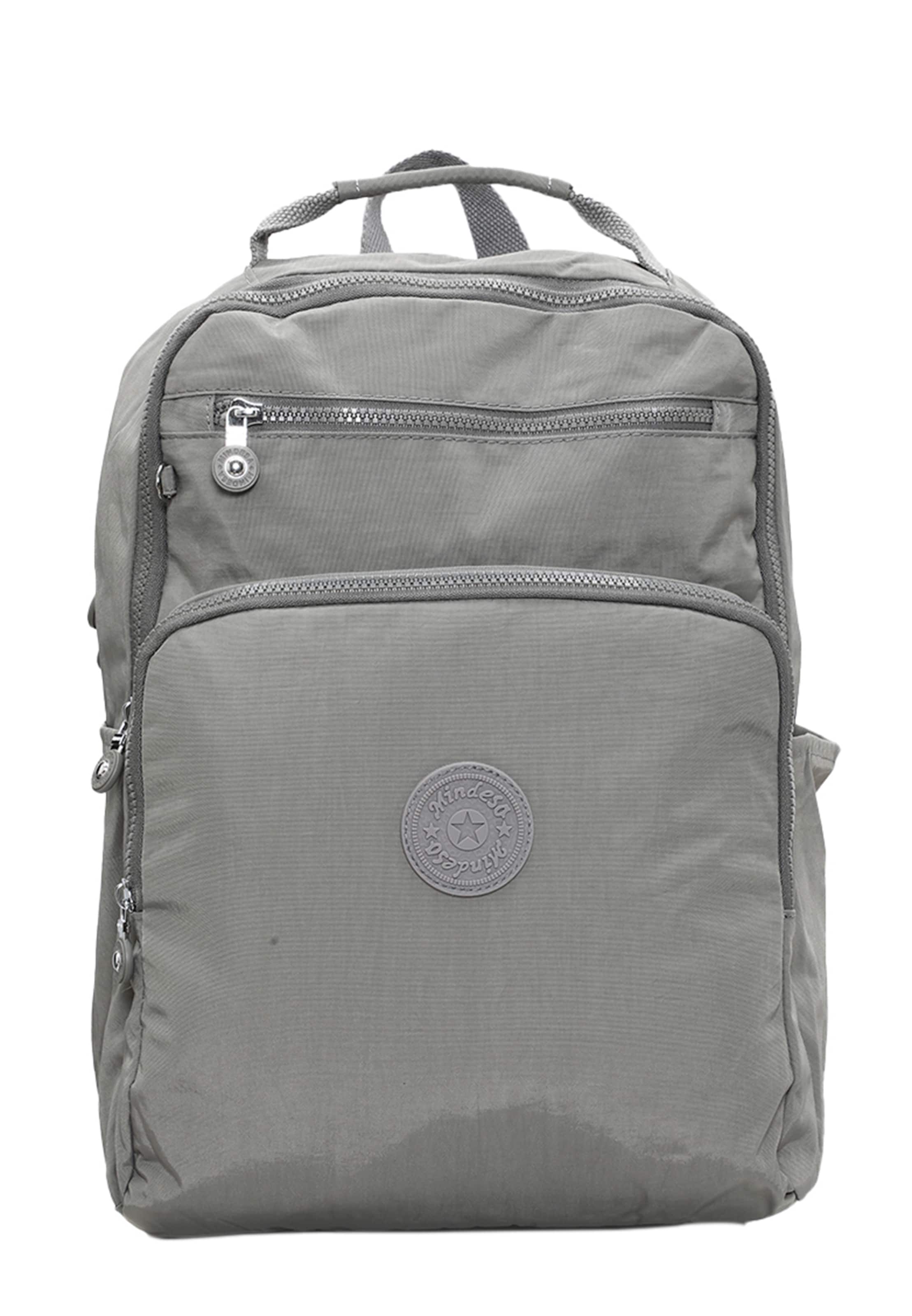 Mindesa - Mochila em cinzento: frente