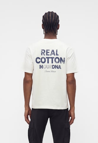 T-Shirt 'JJEDOVER' JACK & JONES en blanc : devant