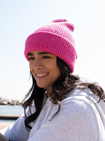 Bonnet Surf Monkey en rose