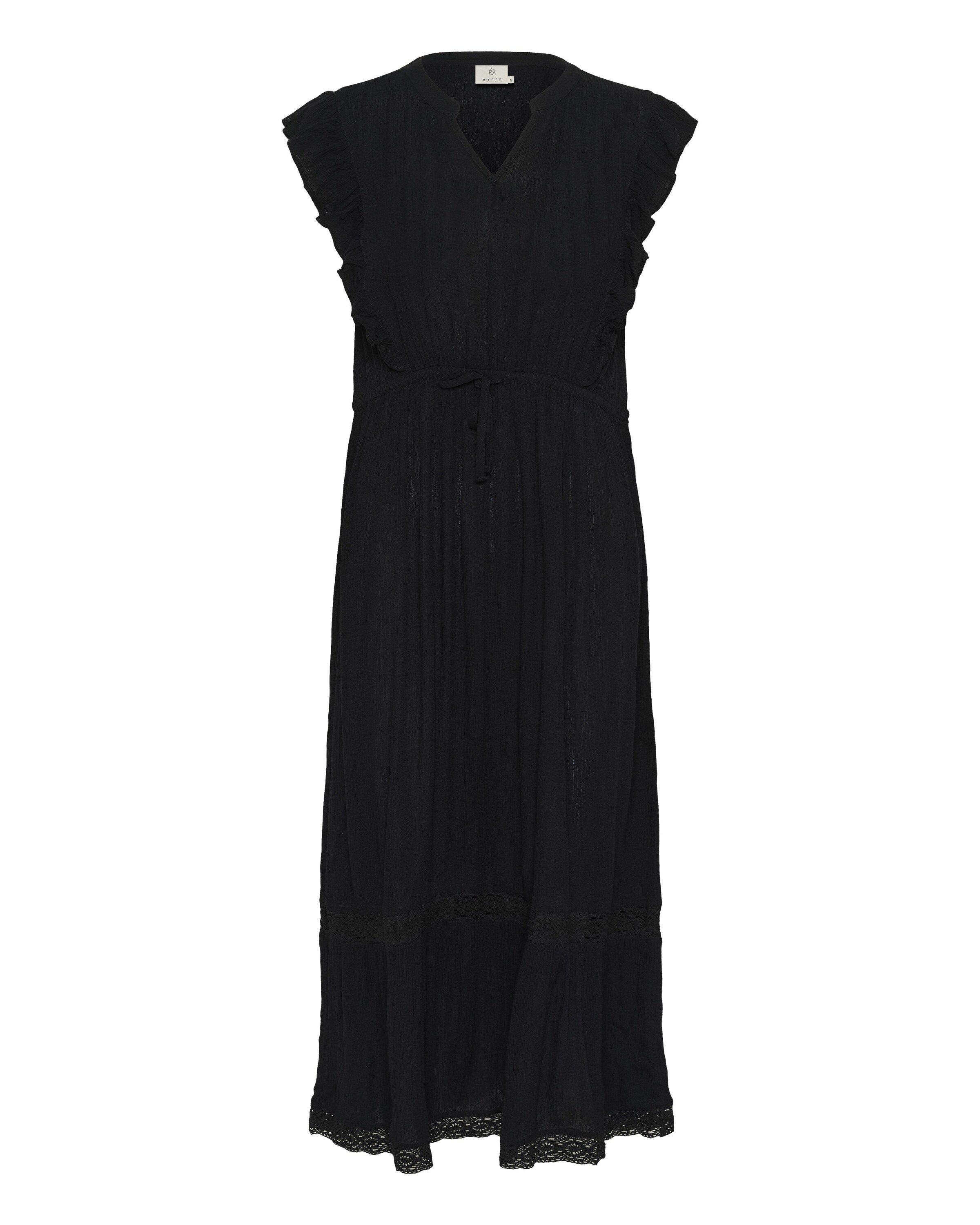 Kaffe Kleid in Schwarz: Vorderseite