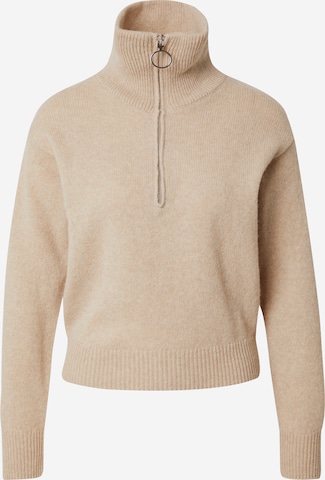 UNITED COLORS OF BENETTON Sweater in Beige: front