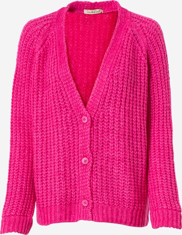 Smith&Soul Knit Cardigan in Pink: front