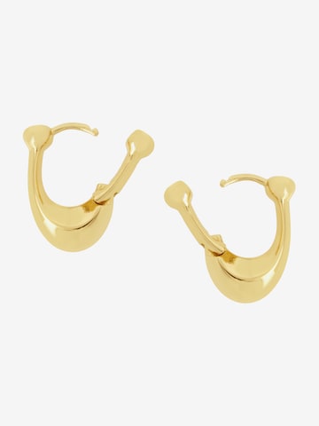 Boucles d'oreilles 'Huggie' COACH en or