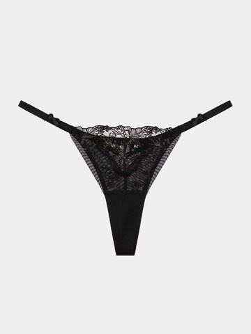 Gianna Bellucci Thong 'Paolina' in Black: front