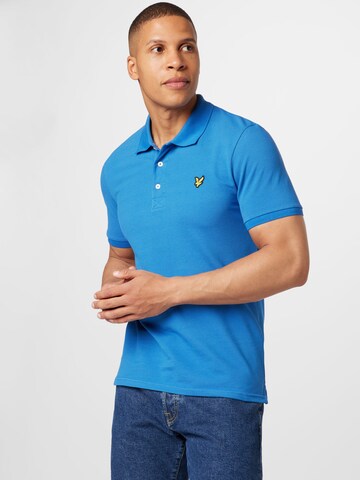 Lyle & Scott Poloshirt  'Plain' in Blau: Vorderseite