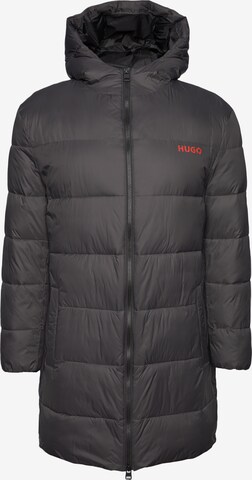 HUGO Winter Jacket in Grey: front