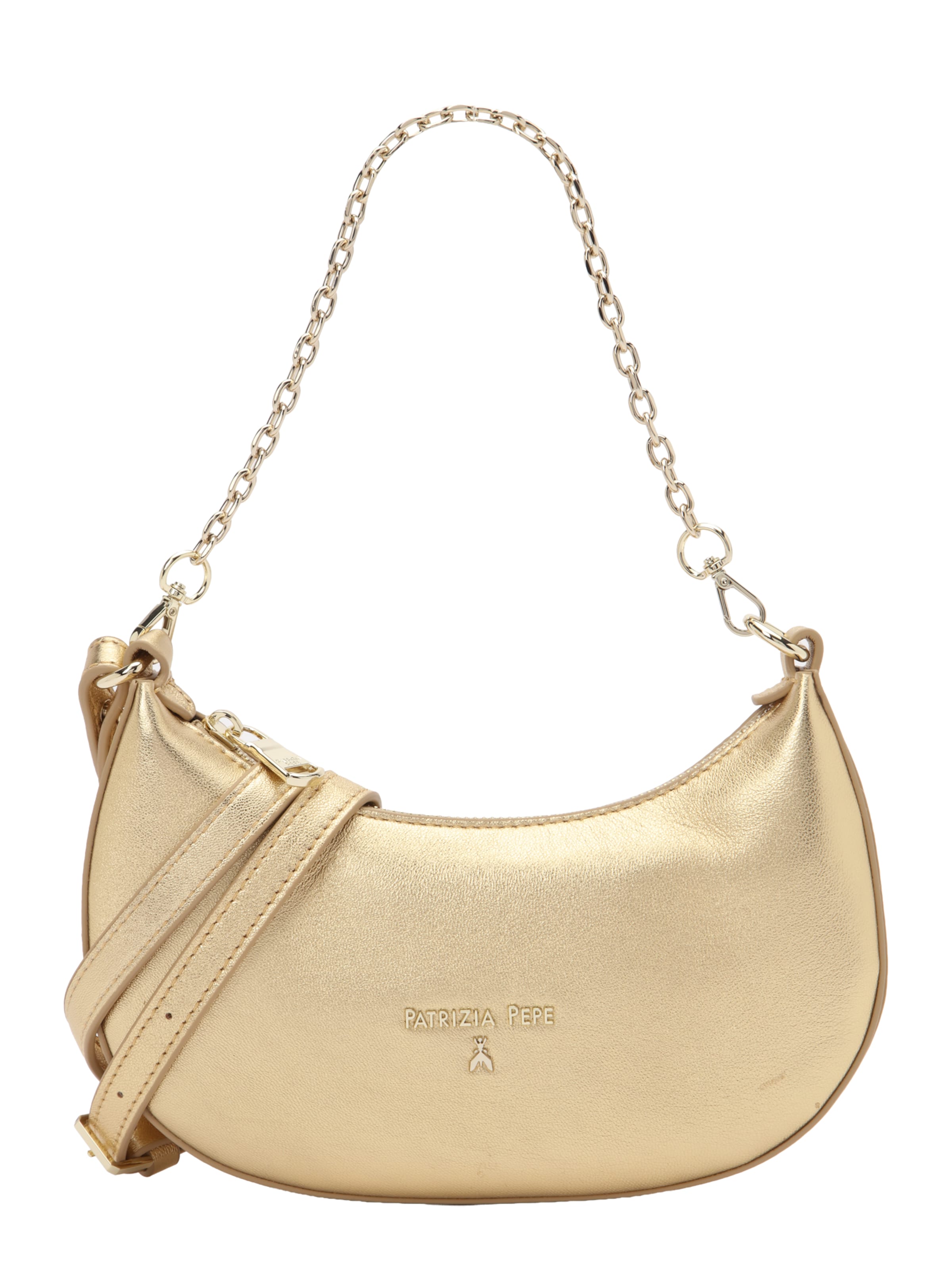 PATRIZIA PEPE Olkalaukku värissä kulta: etupuoli