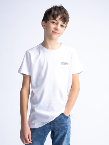 Petrol Industries Shirt 'Coraluxe' in Wit: voorkant